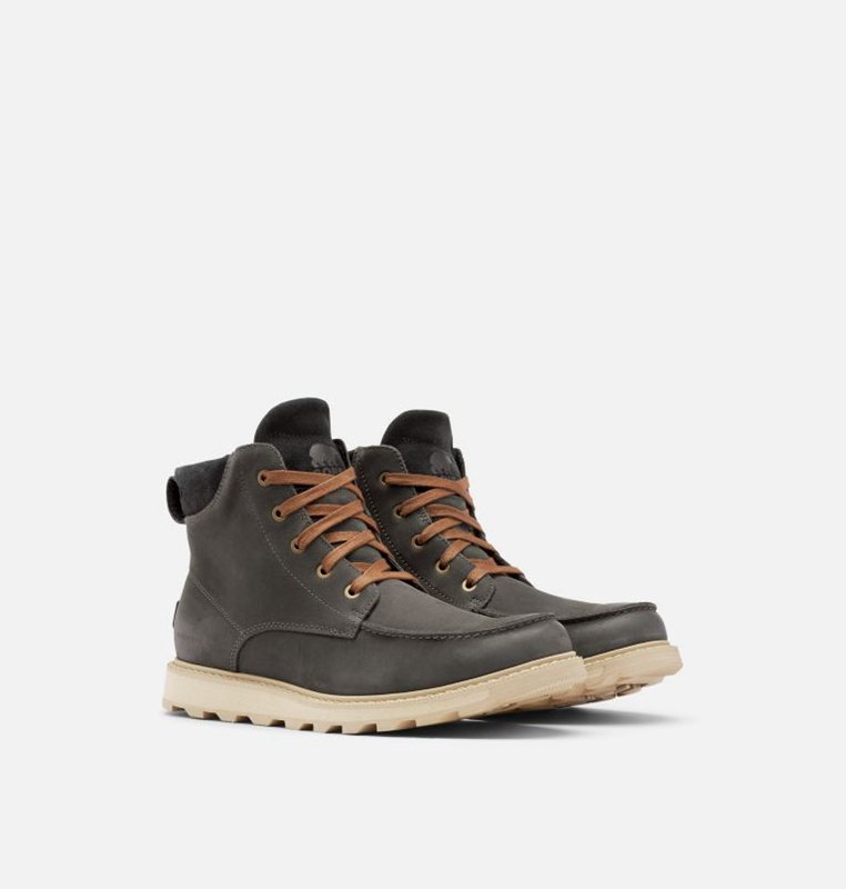 Botines Sorel Hombre - Madson™ Ii Moc Toe Gris Oscuro - 48526-ULOM